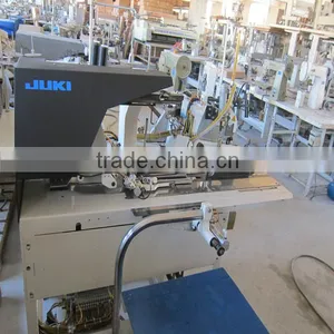 Useful Lower Price High Quality Used Juki APW-195N Double Needle Pocket Welting Sewing Machine thumbnail-1