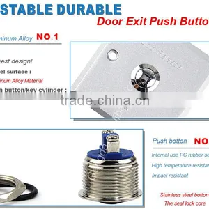 ACCESS CONTROL 12V DOOR OPEN ALUMINUM ALLOY SWITCH thumbnail-5
