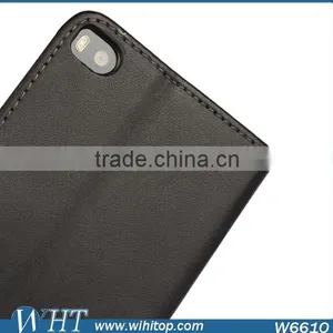 High Grade Folio Style PU Leather Flip Back Cover Wallet Case for Huawei P8 thumbnail-5