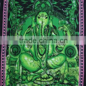 Indian Gods Batik Wall Hangings Shiva thumbnail-2