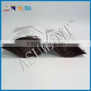 Factory Price Drip Foil Coffee Bag Wholesale Stand up Matte White Zipper and Valve Bag thumbnail-5