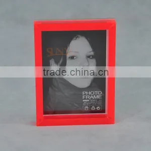 Hot Sale Clear Acrylic Glass Block Perspex Photo Frame for Home Decoratio Stand thumbnail-5