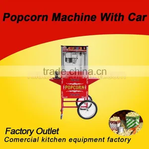 Industrial Large Capacity Commercial Popcorn Making Machine With Car thumbnail-1