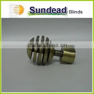 16 19 Curtain Rod With Copper Satin Stainless Steel Iron Chrome Alum Crystal Curtain Pole Curtain Accessory thumbnail-4