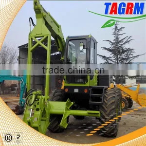 New Type Sugarcane Loading Machinery/4 Wheels High Efficient Sugar Cane Loader in China thumbnail-3