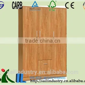 Melamine Board Wooden Wardrobe thumbnail-3