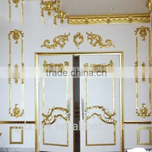 Plain Cornice Moulding Classic Decorative PU Carved Foam Cornice Moulding Factory Cost PU Foam Carved Carving Cornices Mouldings thumbnail-3