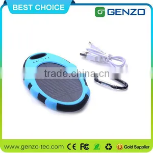 Best Selling !!! China Manufcturer Portable 5000mah Solar Power Bank for Mobile Phone thumbnail-3