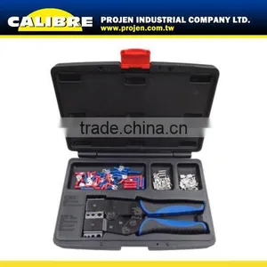 CALIBRE 105PC Twin Quick Change Ratchet Crimper Tool Set Ratchet Crimping Tool thumbnail-2