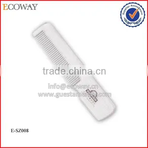 OEM 3-5 Star Hotel White Disposable Cheap Plastic Hair Comb Holder thumbnail-1