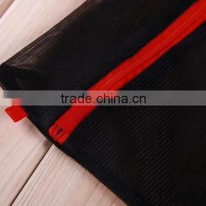 YIWU RODA 100% Polyester Durable Black Embroidery Foldable Washing Bag thumbnail-6