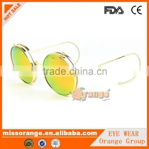 Gold and Red Lenses Mirror Eyewear Sunglasses 2016 Women Eyeglasses thumbnail-1