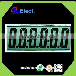 TN Custom 6digit 7segment Lcd Display With One-line Pin thumbnail-1