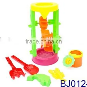 Beach Toys Deluxe Playset for Kids Plastic Bucket Sand Shovel Set thumbnail-2