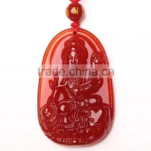 Colorful Natural Agate Bullet , Jade Buddha Handicraft Ornaments thumbnail-1