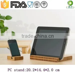 Bamboo Wood Computer Stand Ipad Stand thumbnail-1