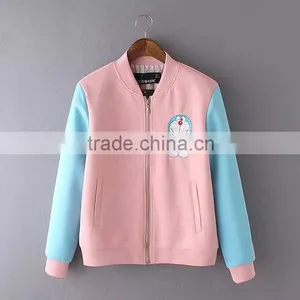 Cheap China Wholesale Clothing Colorblock Baseball Coat thumbnail-3