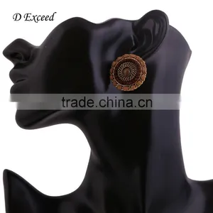 Wholesale Jewelry New Designs Ladies/Women's Ethnic Bohemian Resin Earrings Cotton Braided Dangle Earrings thumbnail-4