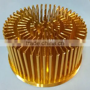 Copper Anodizing Cold Forging Heatsink for High Power LED Light thumbnail-1
