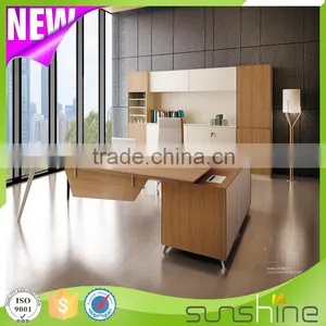 Melamine Manufacturer Luxury Executive Wooden Office Models Of Office Desk ZS-M2410 thumbnail-1