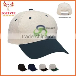 Hot Selling Baseball Cap Embroidery Logo 6 Panel Pre-carved Forest Green With White Cotton Visor Baseball Cap thumbnail-1