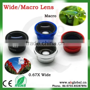 0.67xWide + Marco Lens for Iphone, Samsung, HTC, Nokia Etc thumbnail-1