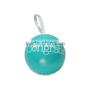 Christmas Decorations Ball Shape Tin Cans Small Christmas Tin Can thumbnail-2
