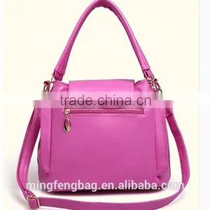 2015 New Fashionable Tote and Single Shoulder Leisure PU Lady Women Bag thumbnail-2