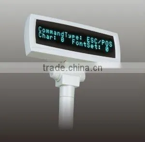 Black VFD 2lines Customer Pole Display thumbnail-1