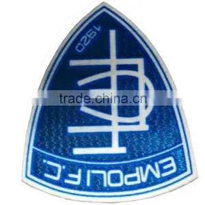 Factory Direct 3d Flock Tatami Iron-on Patch Custom Iron on Patch Soccer Jersey Tatami Patch Fabric thumbnail-1