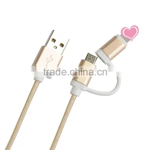 High Quality Aluminum Braided Micro USB Charger MFI Cable Portable USB Charger Quality Choice thumbnail-4