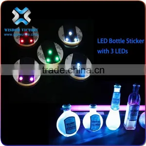 Promotion Gift Fashional Custom UV Black Light Personalize Beer Coaster,led Bottle Sticker thumbnail-6