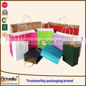 Waterproof Kraft Bubble Bag Matt Laminated Mini Kraft Paper Gift Bag Foil Kraft Paper Bag thumbnail-1