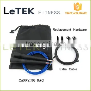 Skipping Rope - Best Fast Speed Cable With 4 High-Grade Metal Universal Ball Bearings for Cross Fitness thumbnail-5