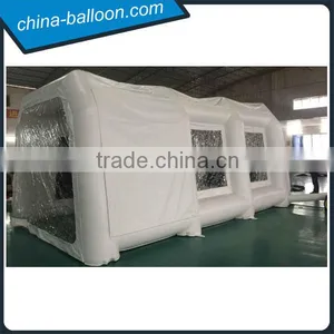 Super Quality White Color Inflatable Paint Booth / Inflatable Car Garage Tent thumbnail-2