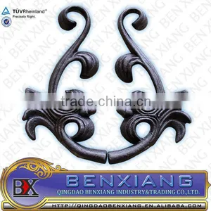 Decorated Wrought Iron Rosettes and Wrought Iron Panel Design thumbnail-1
