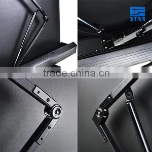 60" 4:3 Easy Carry Assembling Portable Floor Up Projection Screen - Pull Up Floor Projector Screen for Flow of Cinema Theater thumbnail-4