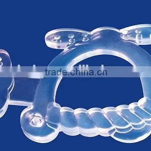 Soft and Comfortable Liquid Silicone Plane Shape Baby Teether thumbnail-1