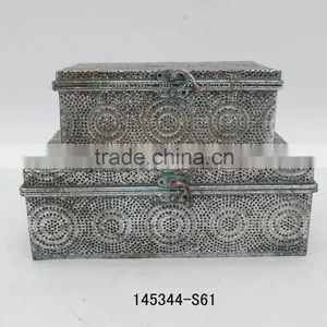 Wholesales Good Quality Antique Packing Small Metal Boxes thumbnail-1