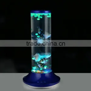 Voice Control LED Pretty Fish Tank Wireless Bluetooth Speaker With Radio thumbnail-3