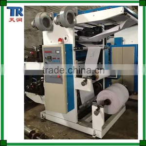 High Speed HDPE LDPE PE Nylon Poly Plastic Film 2 Color Flexo Printing Machine, Paper Printing Machine Price thumbnail-2