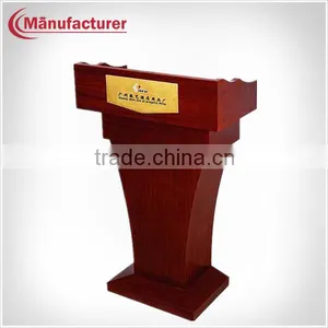 Wooden Speech Church Rostrum Fancy Design Podium Lectern for Sale thumbnail-1
