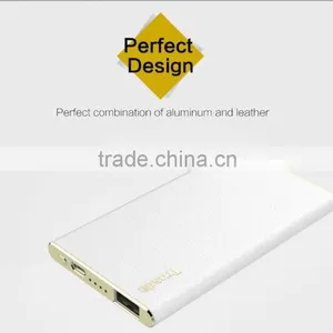 Shenzhen 2016 New Products Ultra Thin 3000mAh PU Leather Battery Charger Mobile Power Bank thumbnail-1