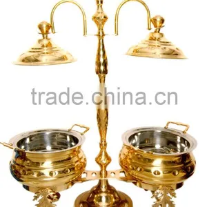 Wholesale Stainless Steel 2 Tiers Chaffing Dish Buffet Food Warmer thumbnail-4