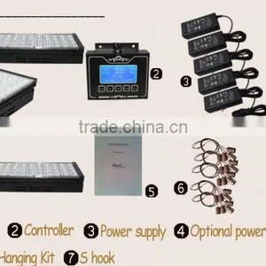 200x3w Programme Auto Dimmable Marine Diy 450W Led Aquarium Light for Coral Reef Used thumbnail-6