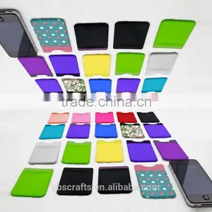 Self Adhesive /lycra/microfiber/silicone Card Pocket for Smart Phone thumbnail-1