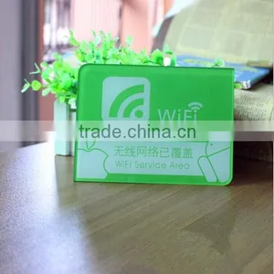 Decorative Desktop Acrylic Sign Holder, Acrylic Sign for Store, Restaurant thumbnail-1