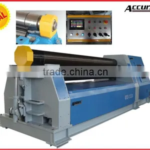 W12-20*2500 CNC Touch Screen Hydraulic Plate Sheet Rolling Bendr Machine With PLC thumbnail-1