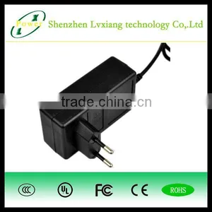 Lvxiang Shenzhen Direct-selling Plastic Wall-mounted Power Supply 100V-240V 50/60Hz 12v 3a With Cable 2 Years Warranty thumbnail-3