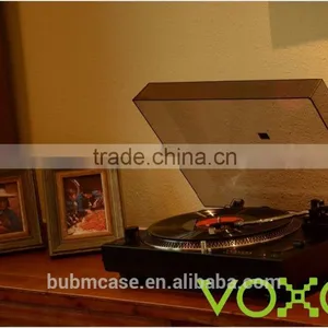 VOXOA T40 USB Portable Two Speed LP Turntable Record Player Phonograph Gramophone Vinyl Turntable thumbnail-1